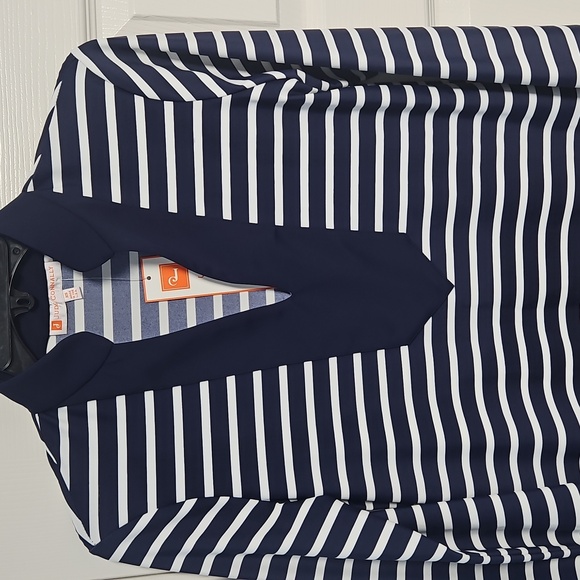 Jude Connally 3/4 Sleeve Timeless Tunic: Navy And White Stripe: Size- XS - Picture 2 of 16